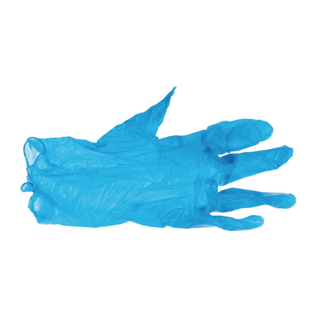 Hygiplas Powder-Free Vinyl Gloves Blue Large (100 Pack)