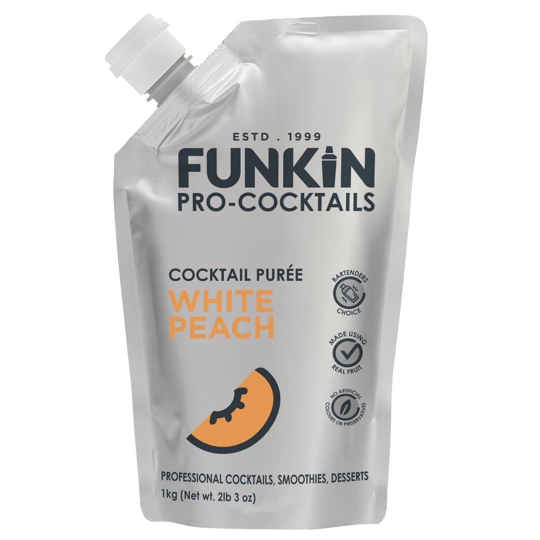Funkin Puree White Peach 1kg