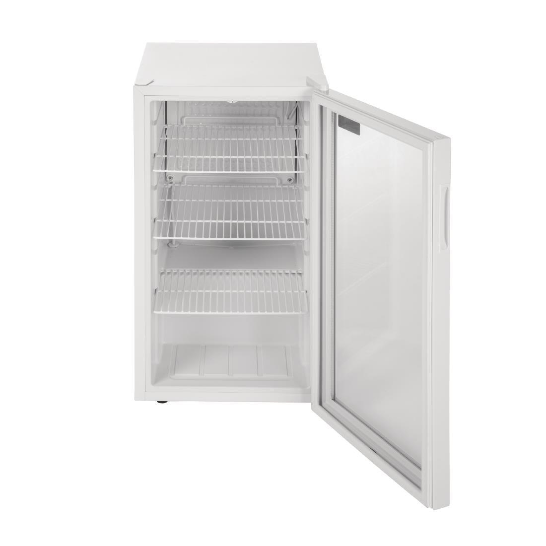 Polar C-Series Undercounter Display Fridge White 88Ltr