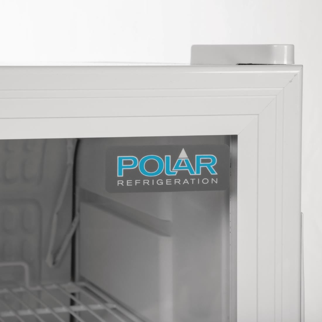 Polar C-Series Undercounter Display Fridge White 88Ltr