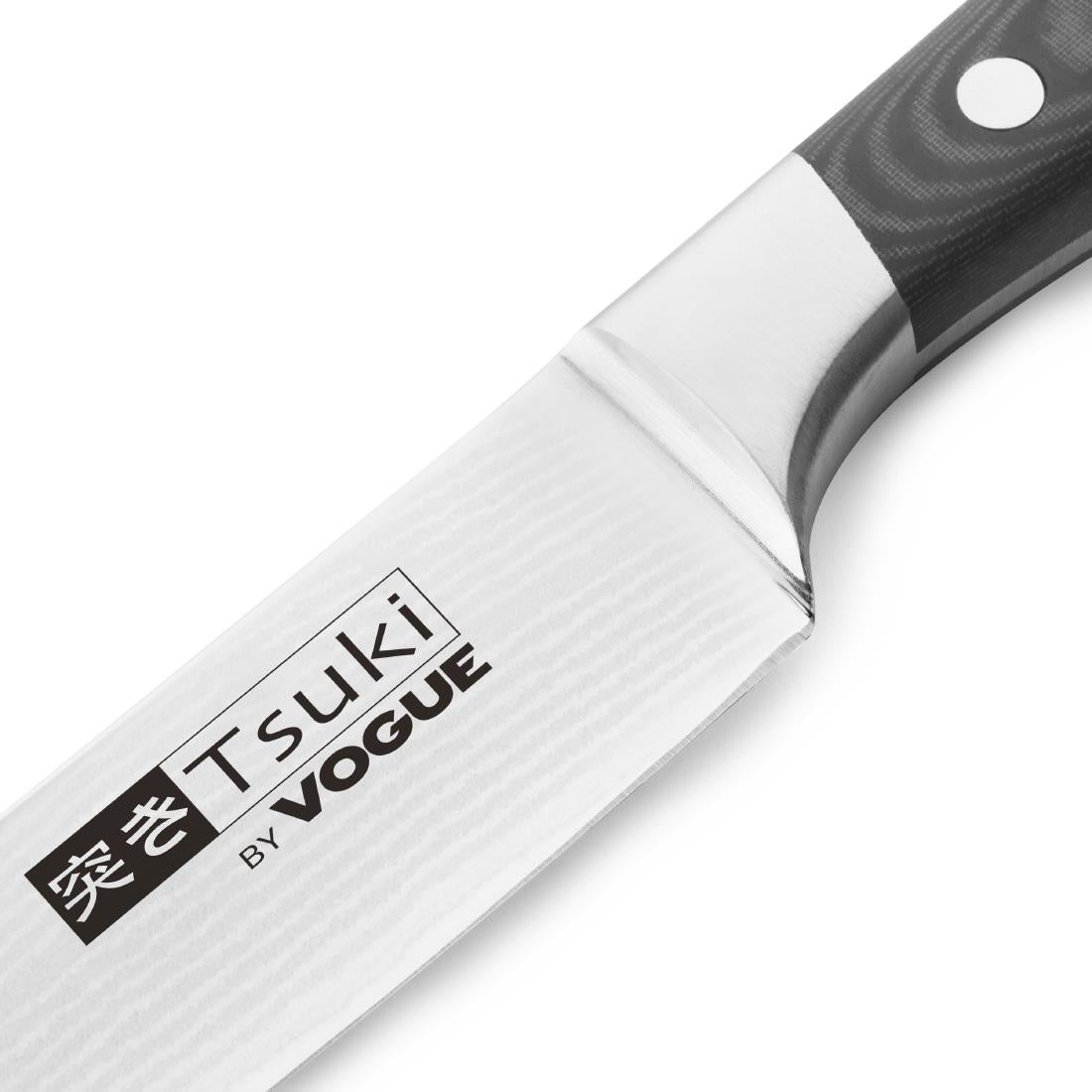 Vogue Tsuki Series 7 Carving Knife Black 19.8cm