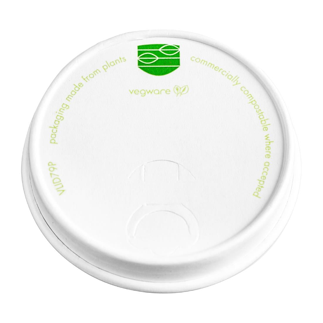 Vegware Compostable 79-Series Paper Hot Cup Lid (1000 Pack)