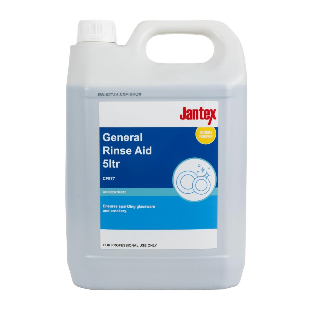 Jantex General Rinse Aid Concentrate 5Ltr