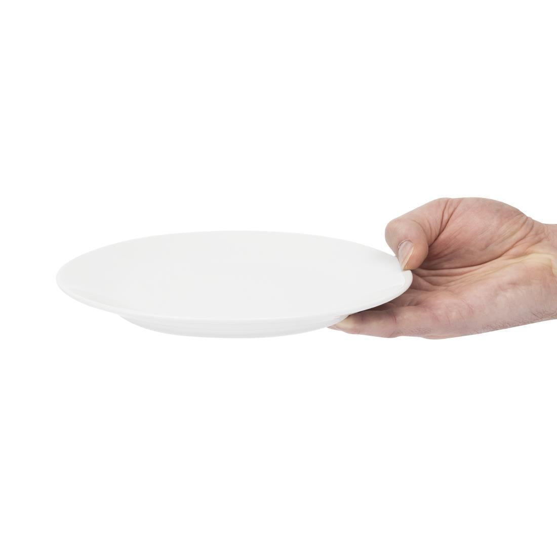 Royal Porcelain Classic White Coupe Plates 210mm (12 Pack)