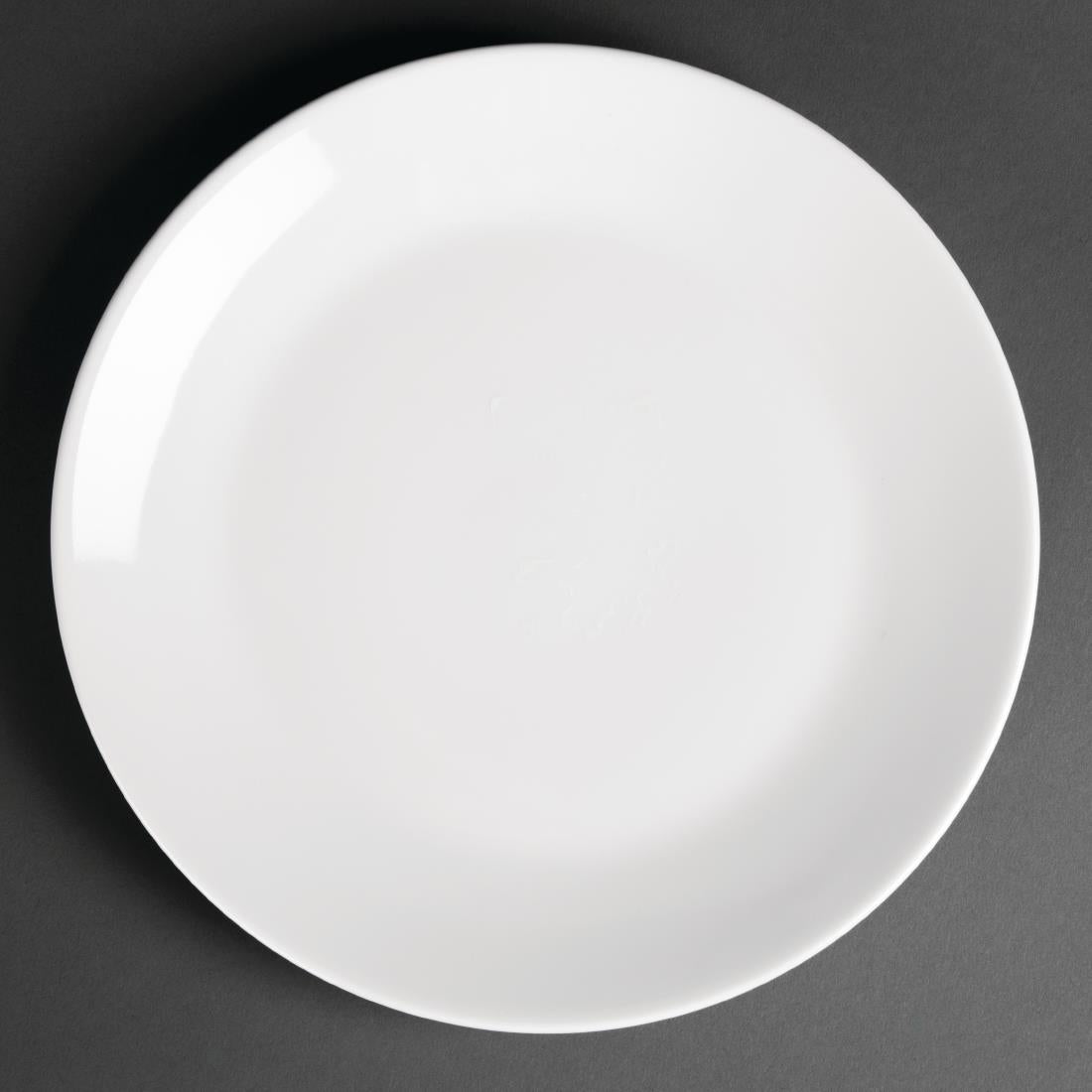 Royal Porcelain Classic White Coupe Plates 240mm (12 Pack)