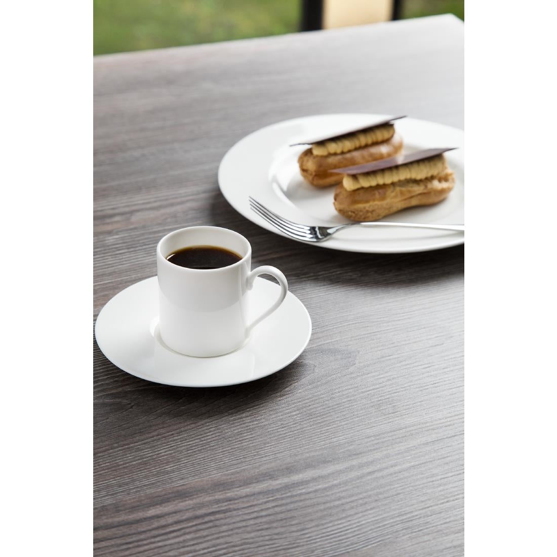 Royal Porcelain Classic White Wide Rim Plates 160mm (12 Pack)