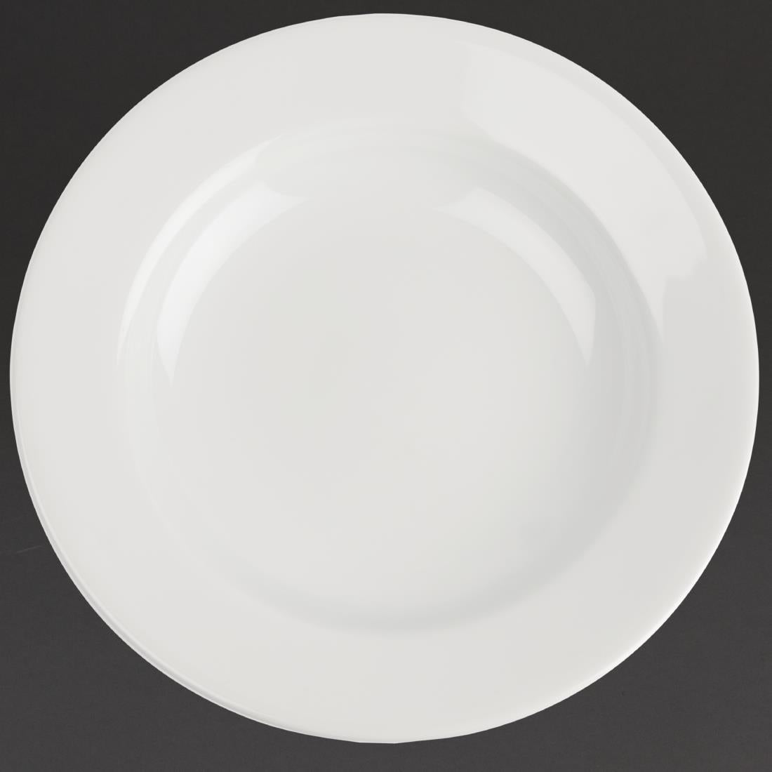 Royal Porcelain Classic White Wide Rim Plates 160mm (12 Pack)