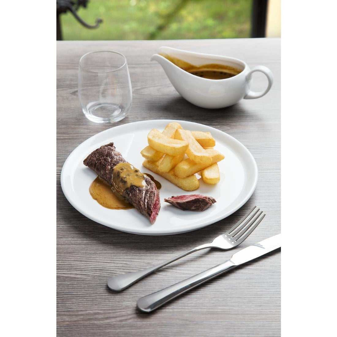 Royal Porcelain Classic White Gravy Boat 380ml (2 Pack)