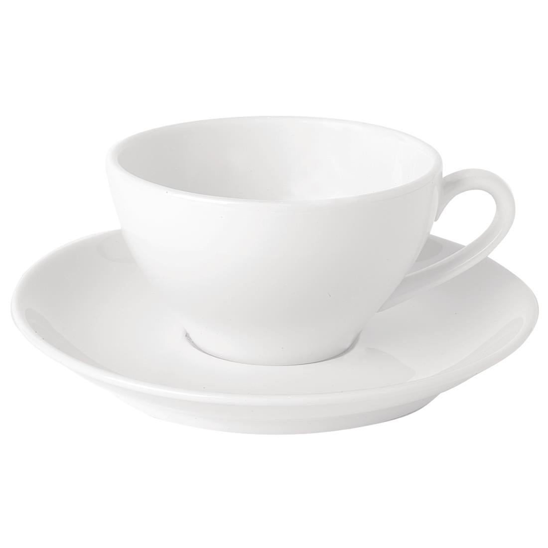 Royal Porcelain Classic White Tea Cups 180ml (12 Pack)