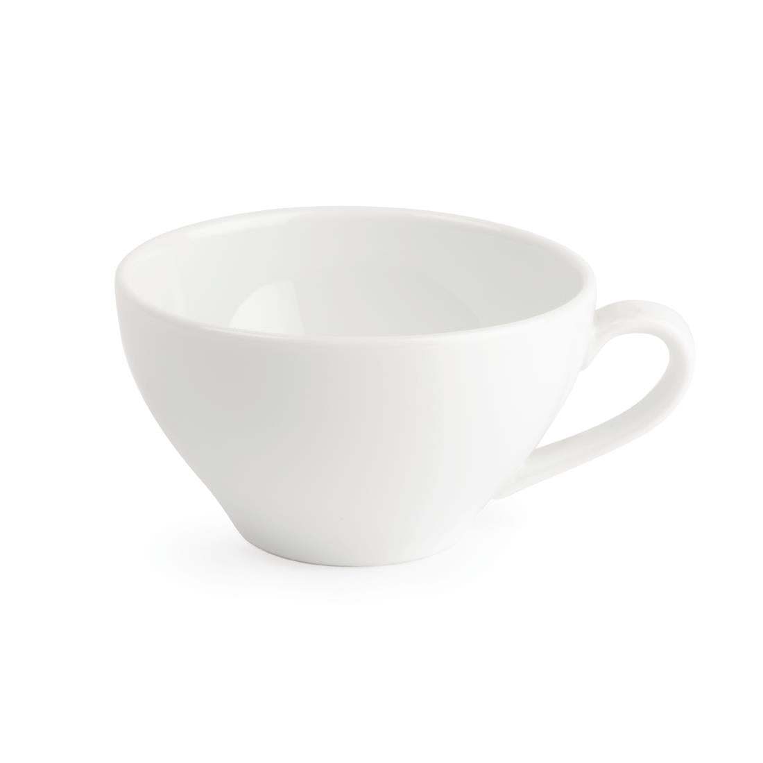 Royal Porcelain Classic White Tea Cups 230ml (12 Pack)