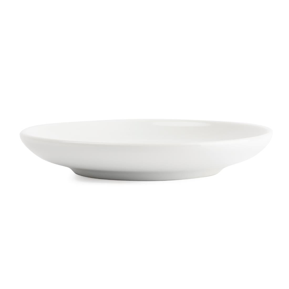 Royal Porcelain Classic White Espresso Saucers 125mm (12 Pack)