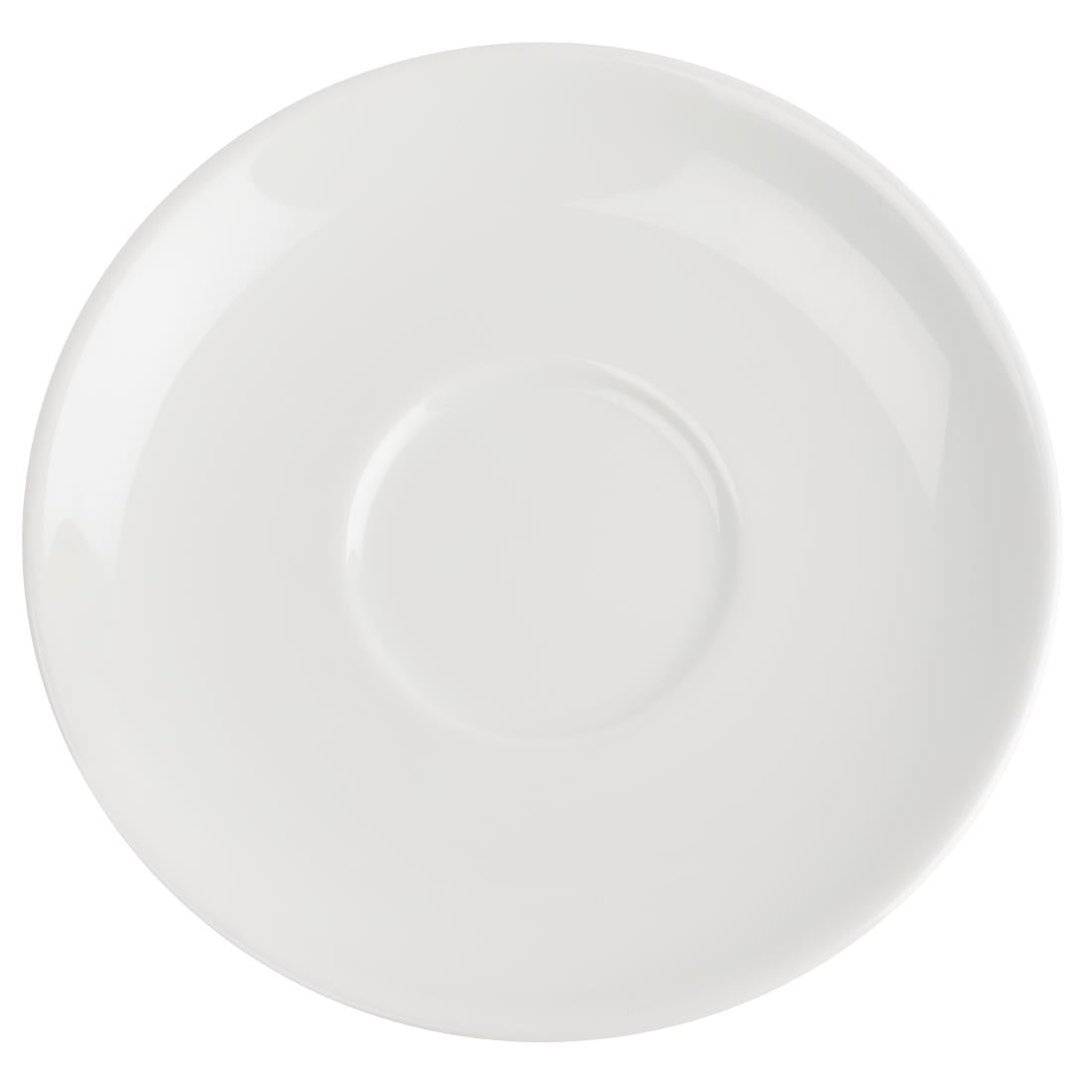 Royal Porcelain Classic White Saucers 150mm (12 Pack)