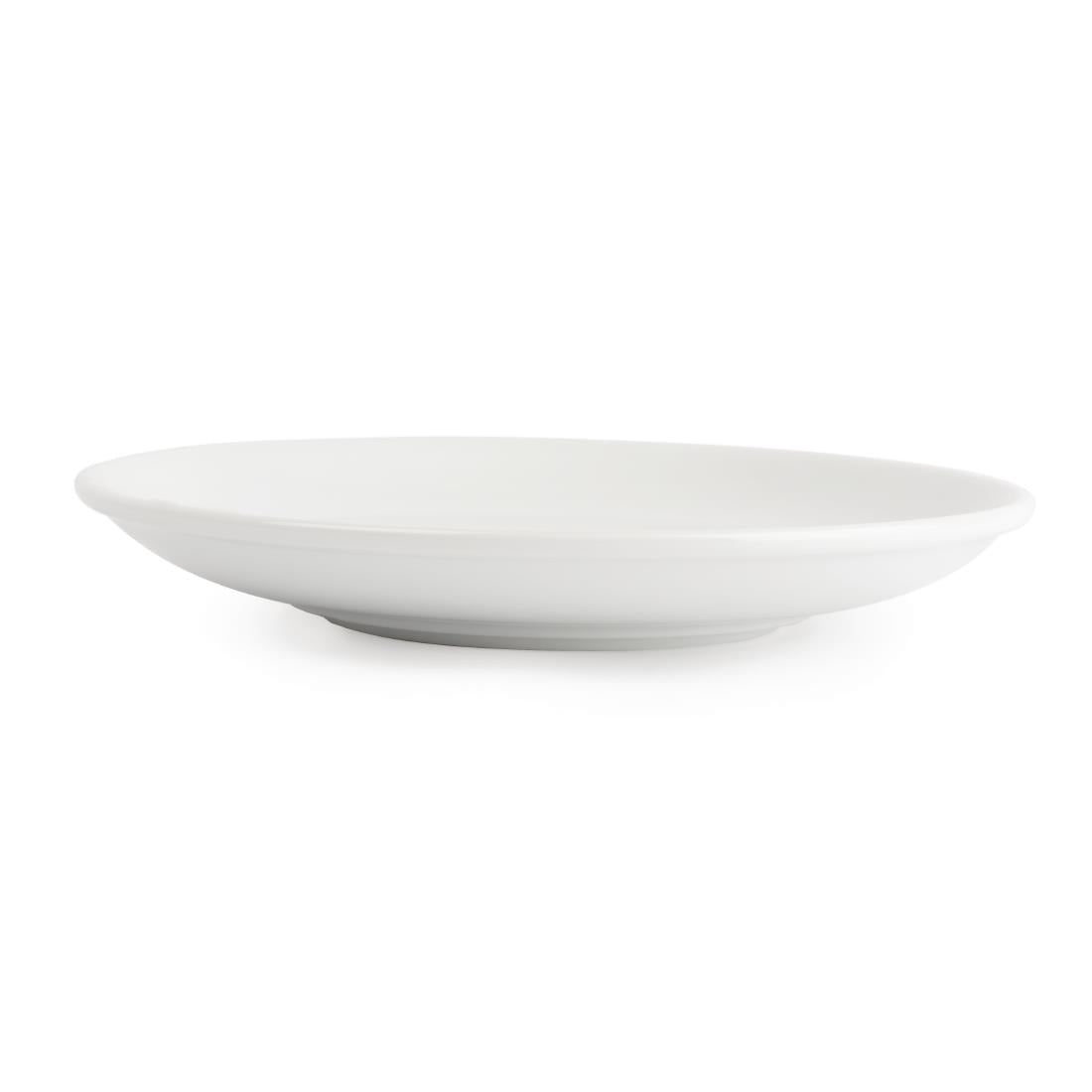 Royal Porcelain Classic White Saucers 150mm (12 Pack)