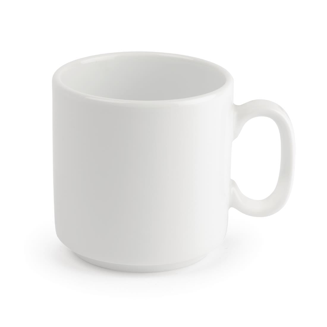 Royal Porcelain Classic White Mugs 330ml (12 Pack)
