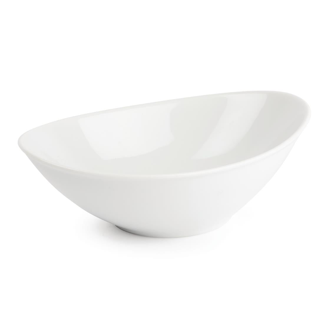 Royal Porcelain Classic White Oval Bowls 155x105mm (12 Pack)