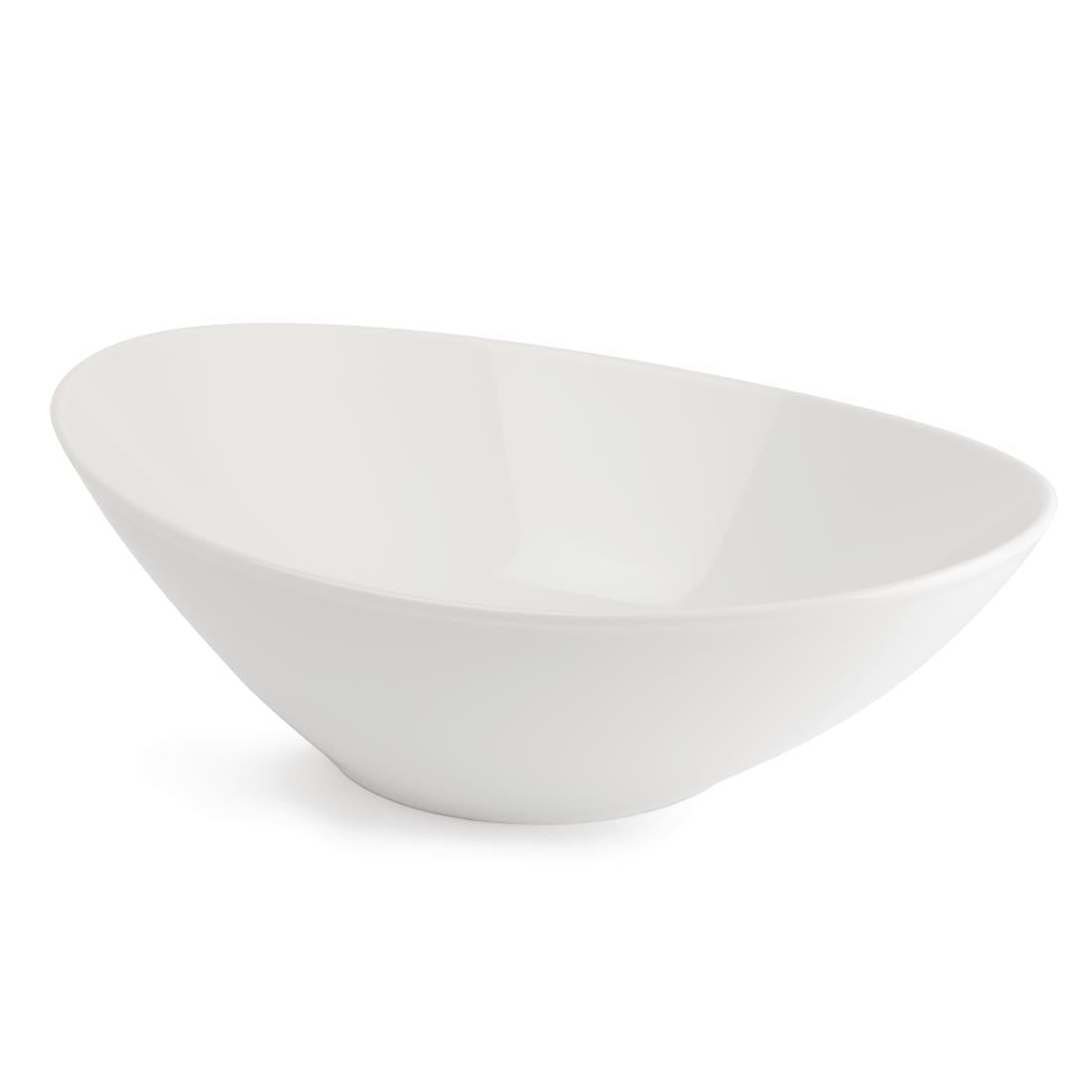 Royal Porcelain Classic White Oval Bowls 255x180mm (6 Pack)