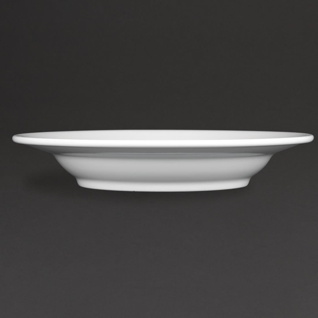 Royal Porcelain Classic White Soup Plates 235mm (12 Pack)