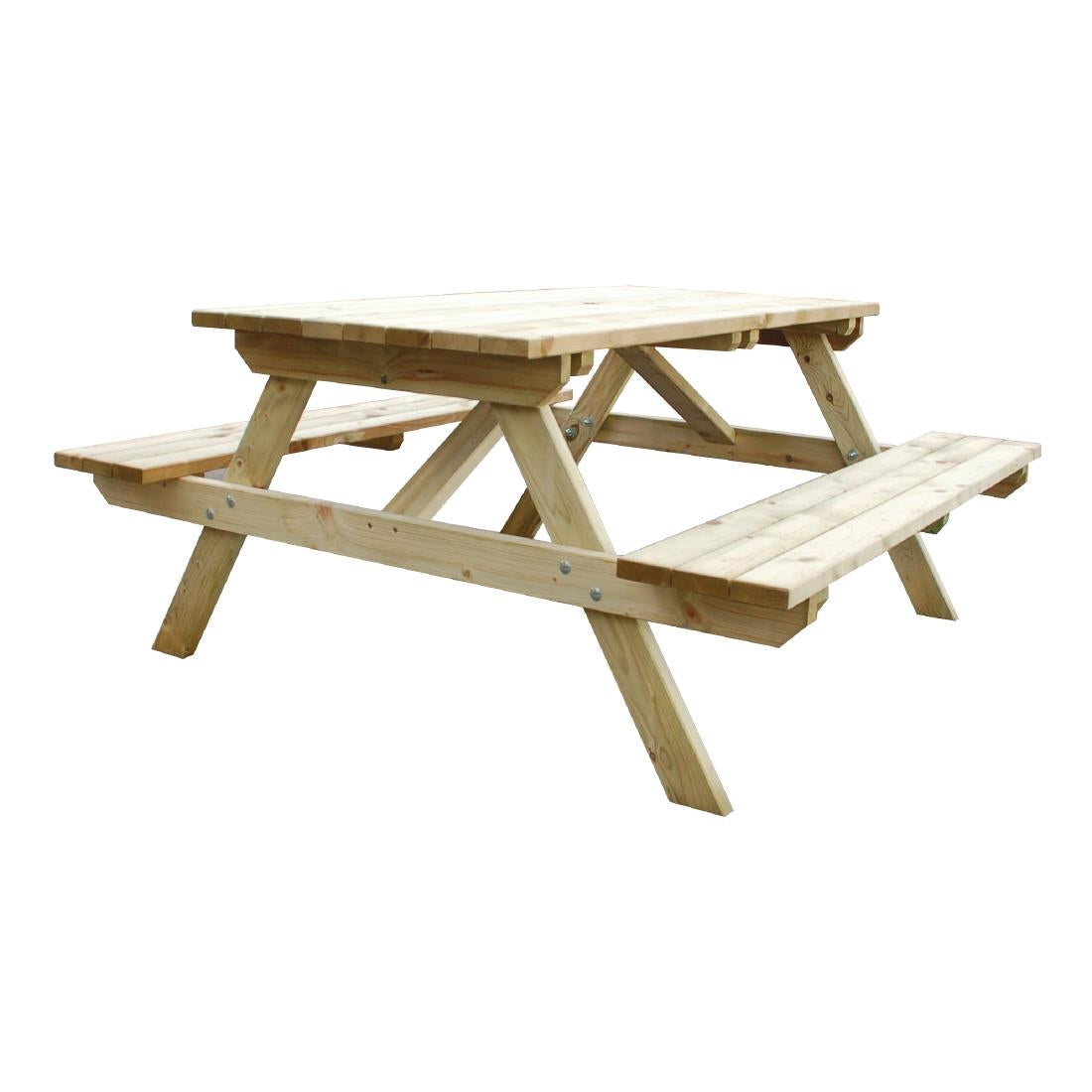 Rowlinson Wooden Picnic Bench 5ft