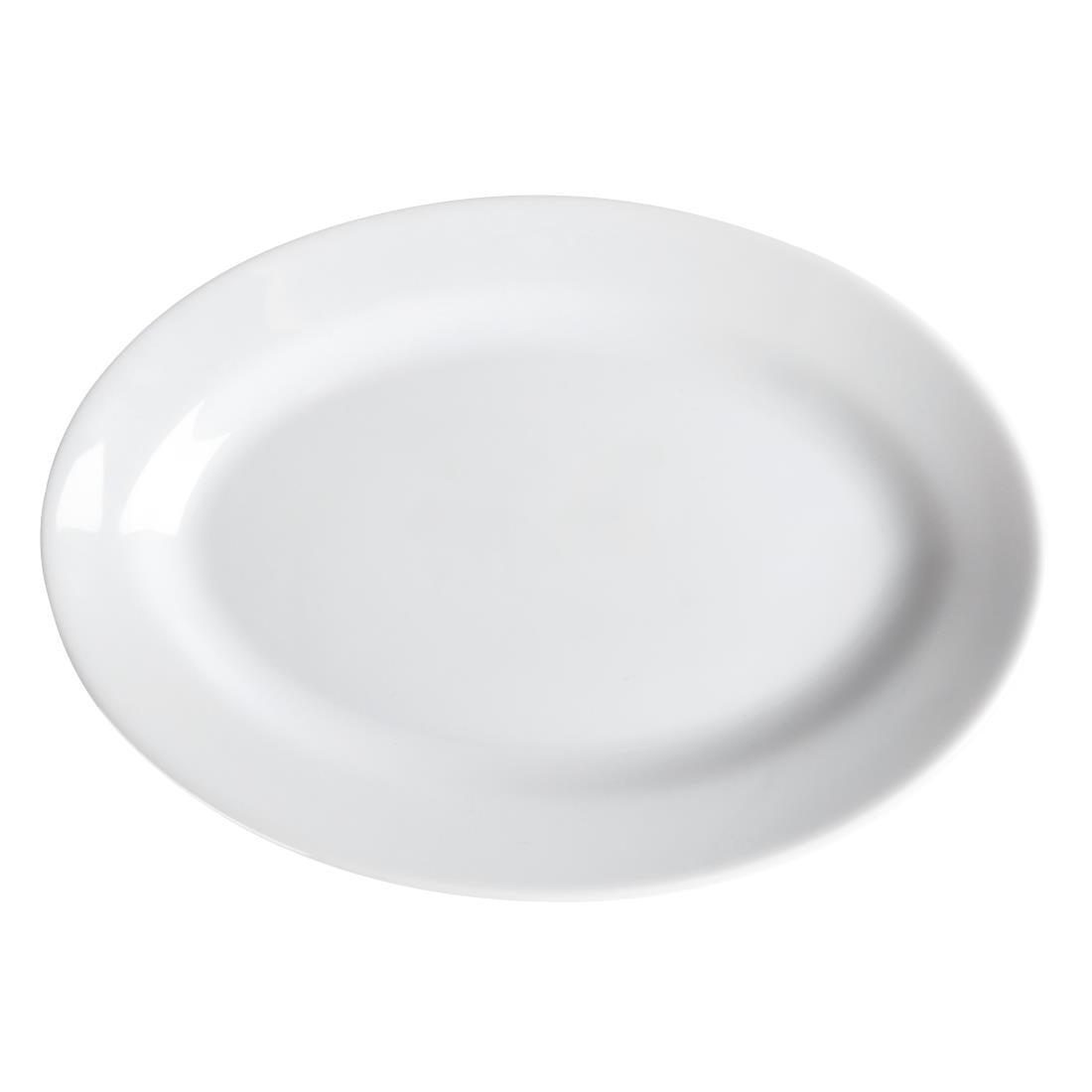 Royal Porcelain Oriental Oval Plates 230mm length (12 Pack)