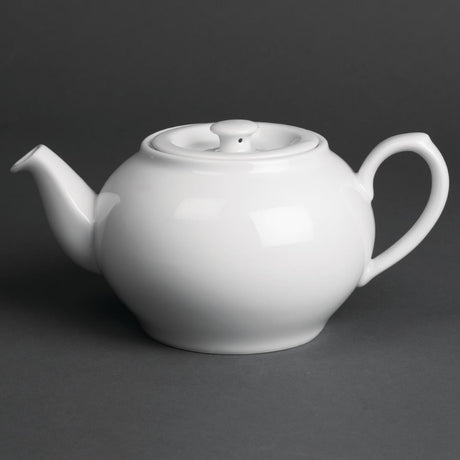 Royal Porcelain Oriental Teapots with Lids 600ml (2 Pack)