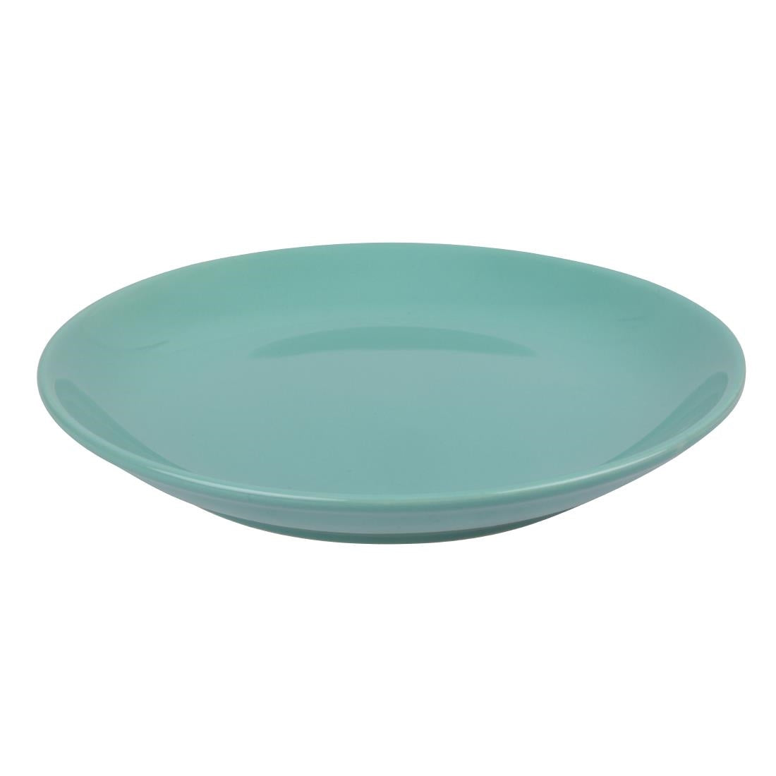 Olympia Cafe Coupe Plates Aqua 205mm (12 Pack)