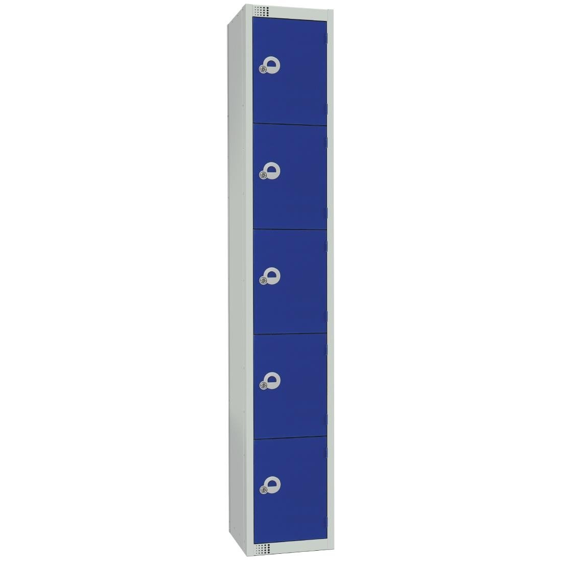 Elite Five Door Manual Combination Locker Locker Blue