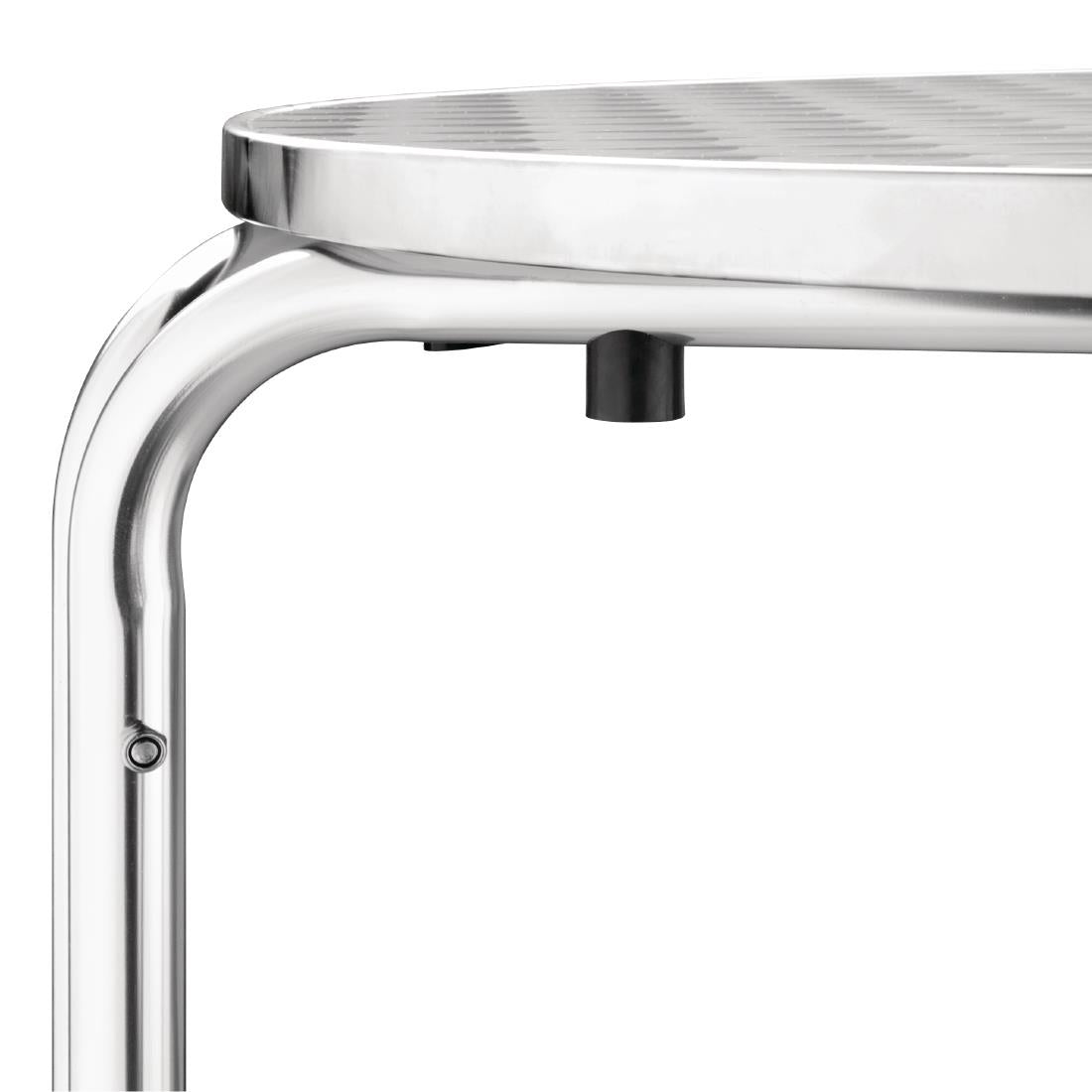 Bolero Round Stainless Steel Bistro Table 700mm