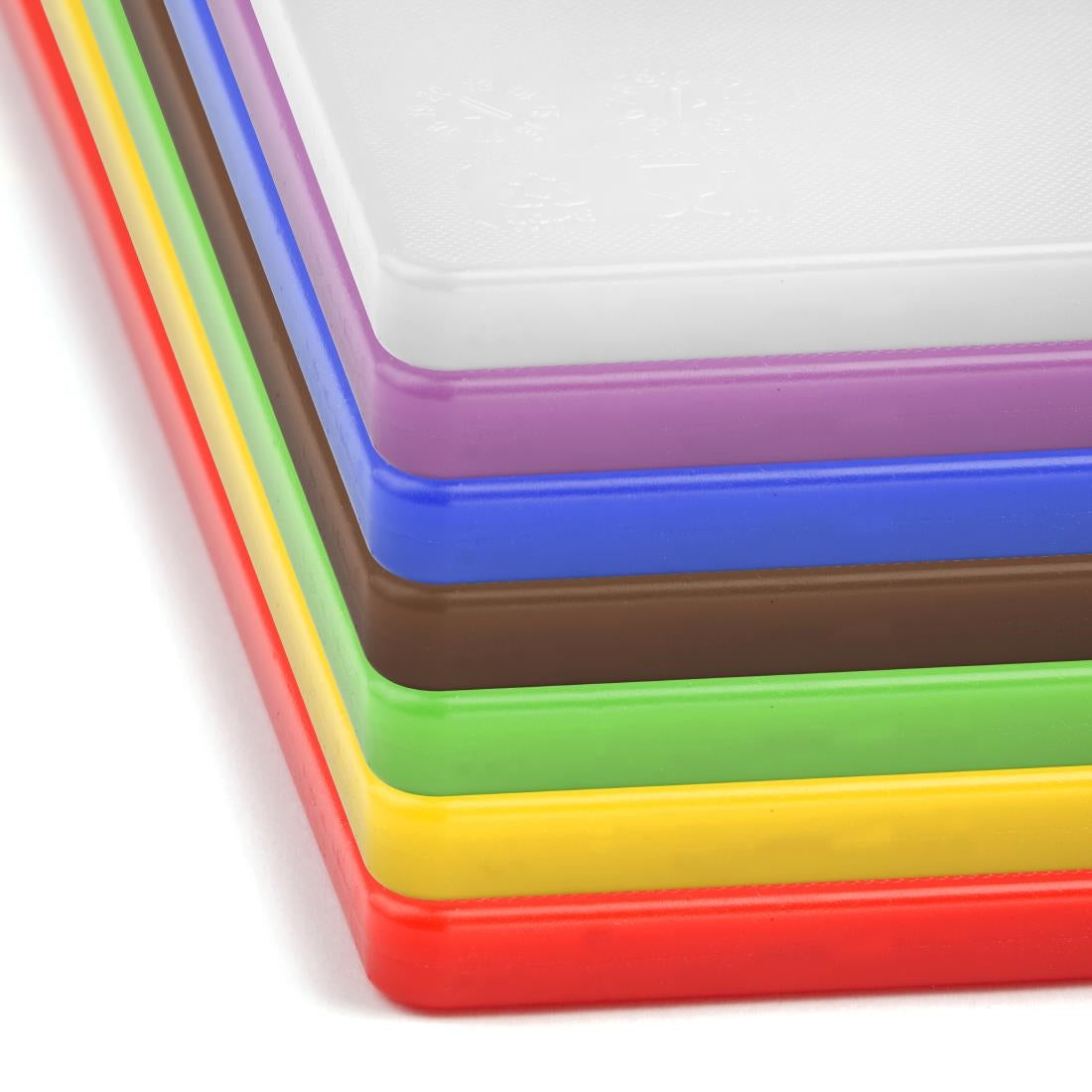 Hygiplas Low Density 7-Piece Chopping Board Set 450x300x10mm