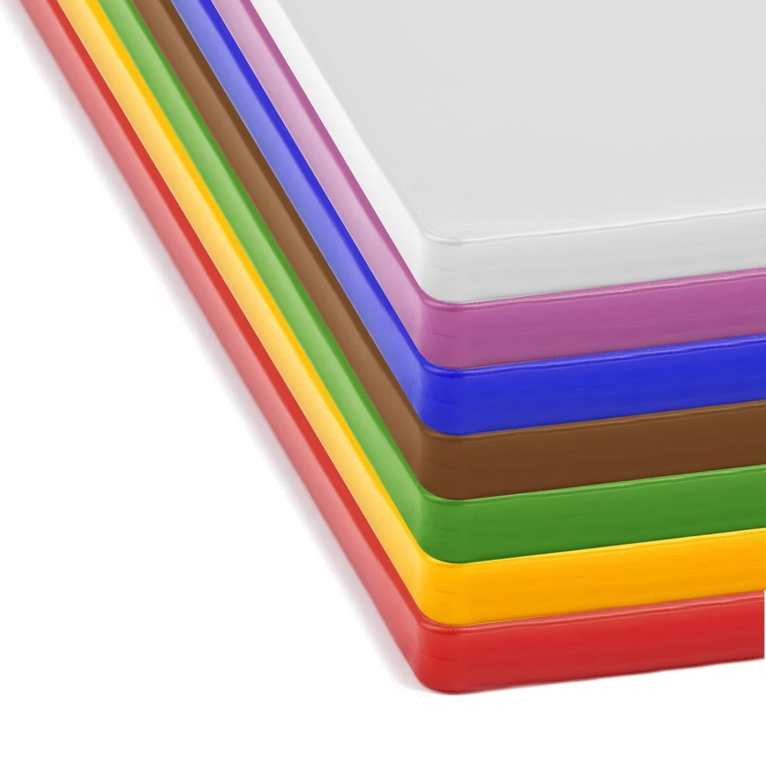 Hygiplas Low Density 7-Piece Chopping Boards Set 450x300x20mm
