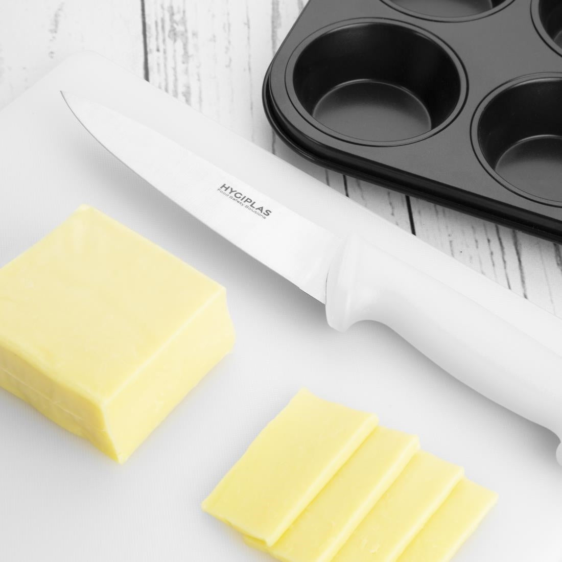 Hygiplas High Density Antibacterial 7-Piece Chopping Board Set 450x305x10mm