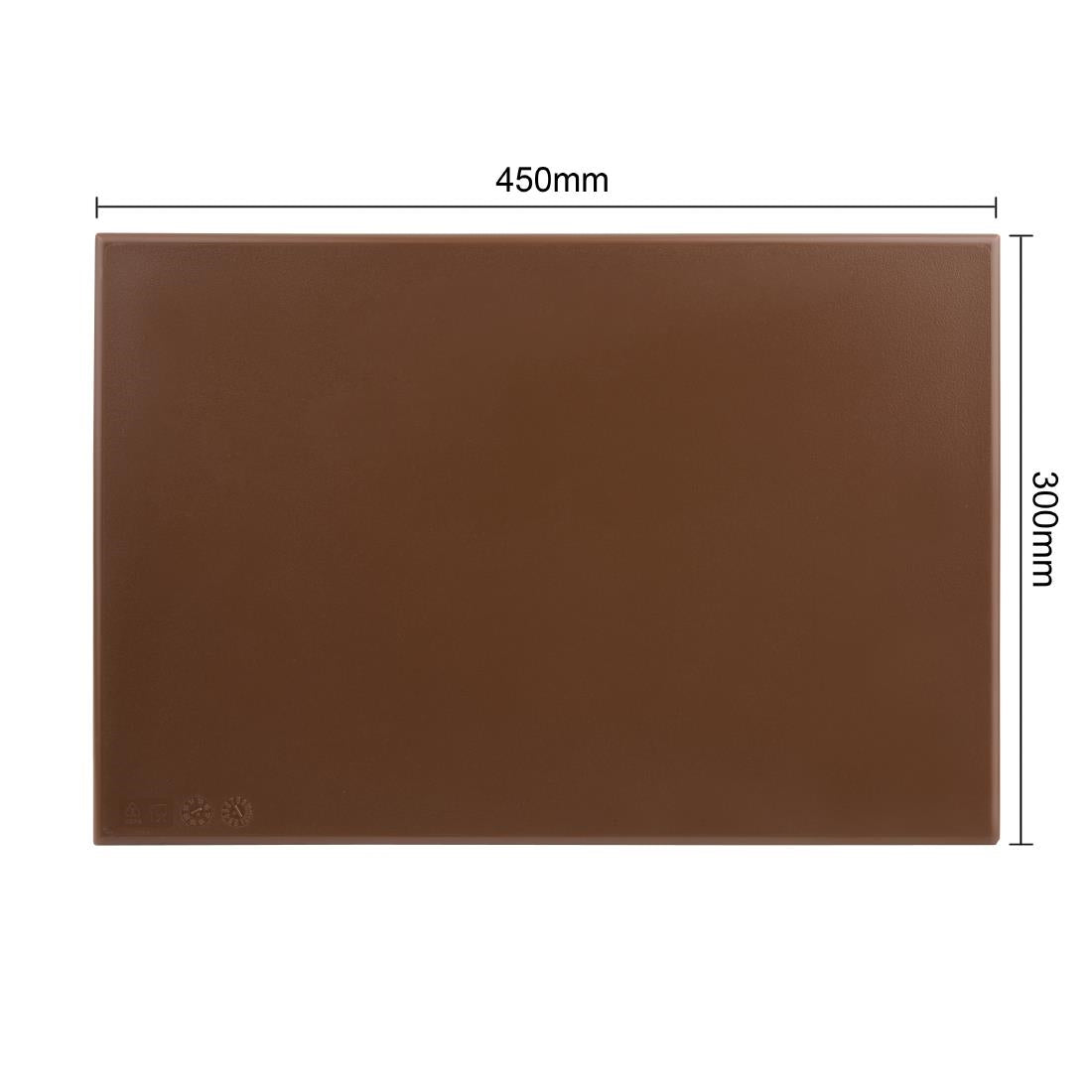 Hygiplas High Density Antibacterial 7-Piece Chopping Board Set 450x305x10mm