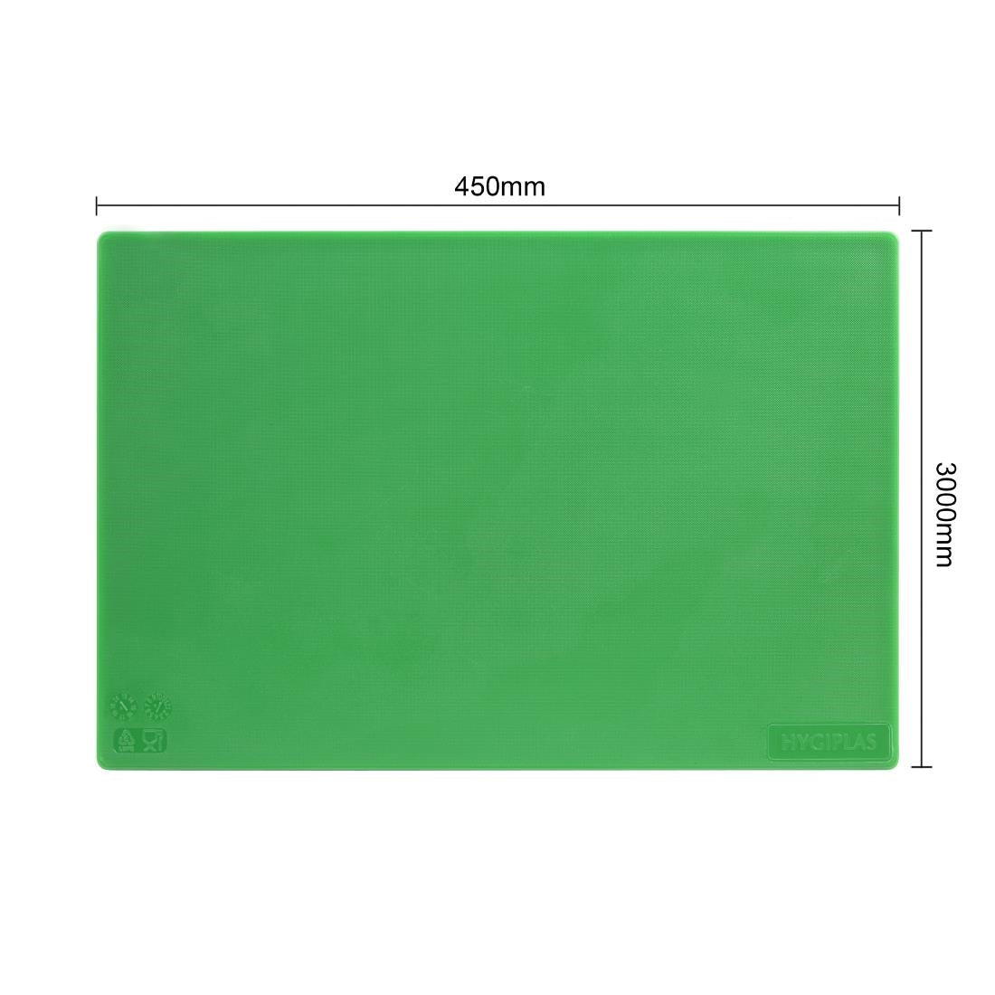 Hygiplas Low Density Antibacterial 7-Piece Chopping Board Set 450x300mm