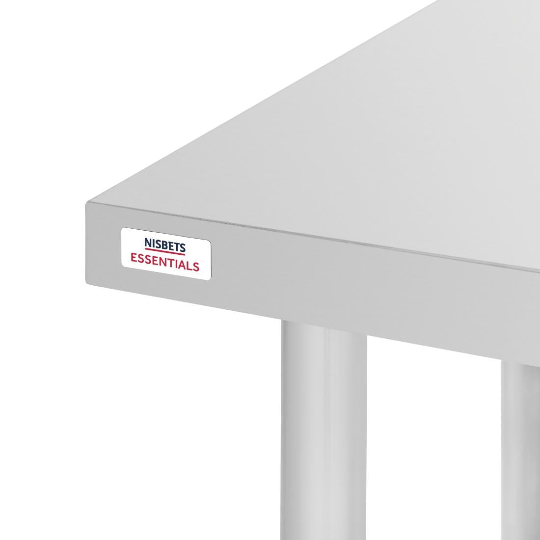 Nisbets Essentials Self Assembly Stainless Steel Table 800 x 600mm