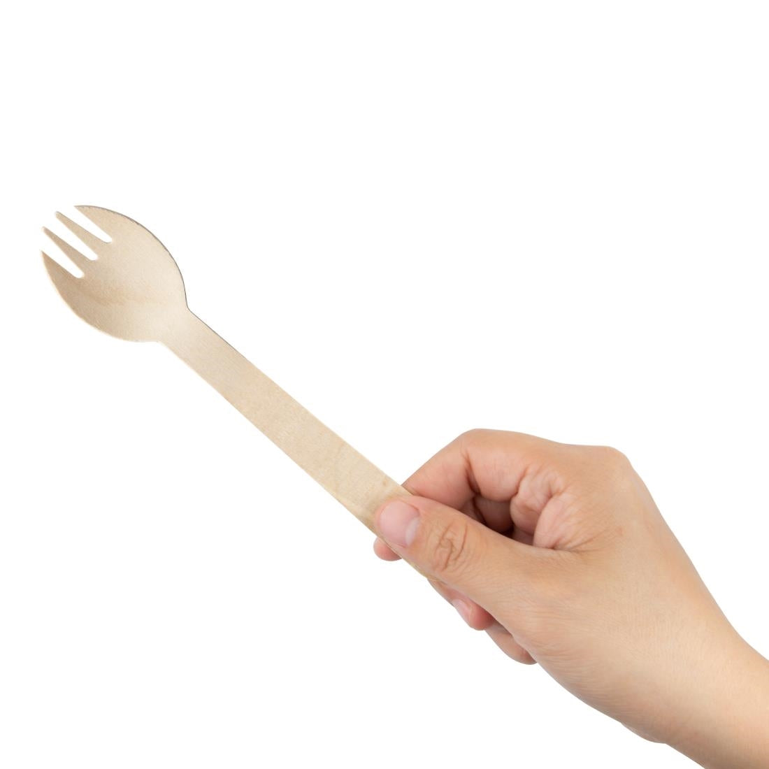 Fiesta Compostable Individually Wrapped Wooden Sporks (500 Pack)