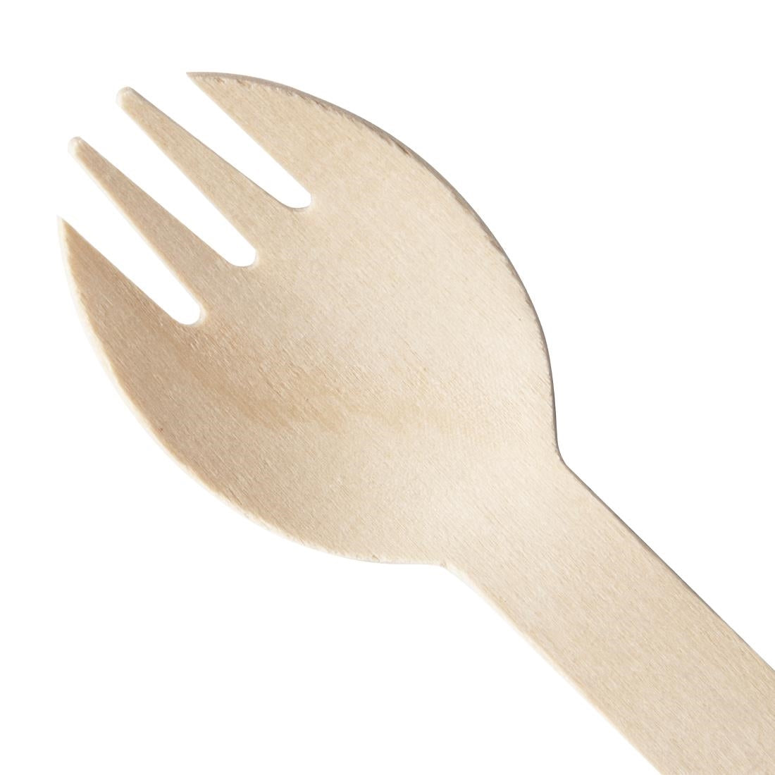 Fiesta Compostable Individually Wrapped Wooden Sporks (500 Pack)
