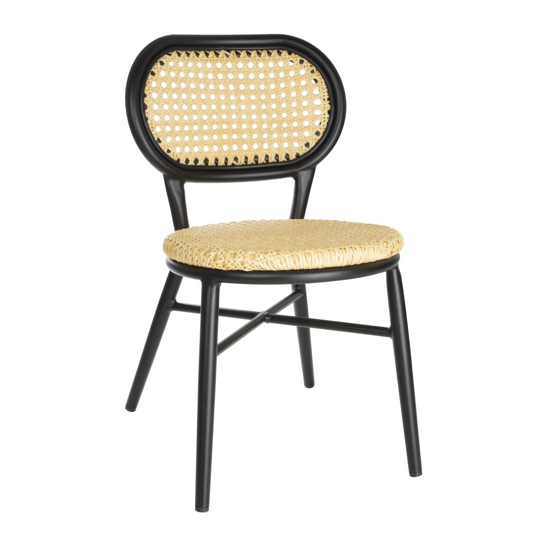 Bolero Marston Rattan Side Chair (2 pack)