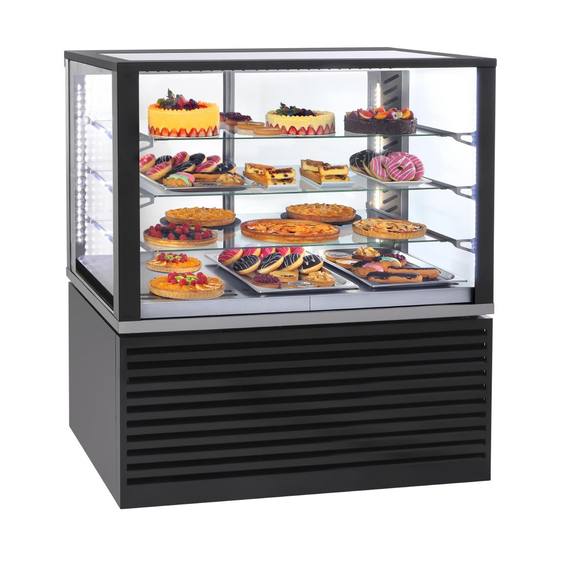 Roller Grill Panoramic Refrigerated Display Cabinet FSC1200 Black