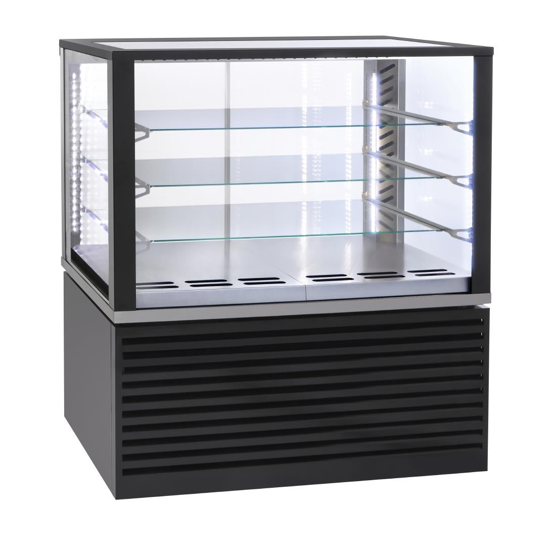 Roller Grill Panoramic Refrigerated Display Cabinet FSC1200 Black