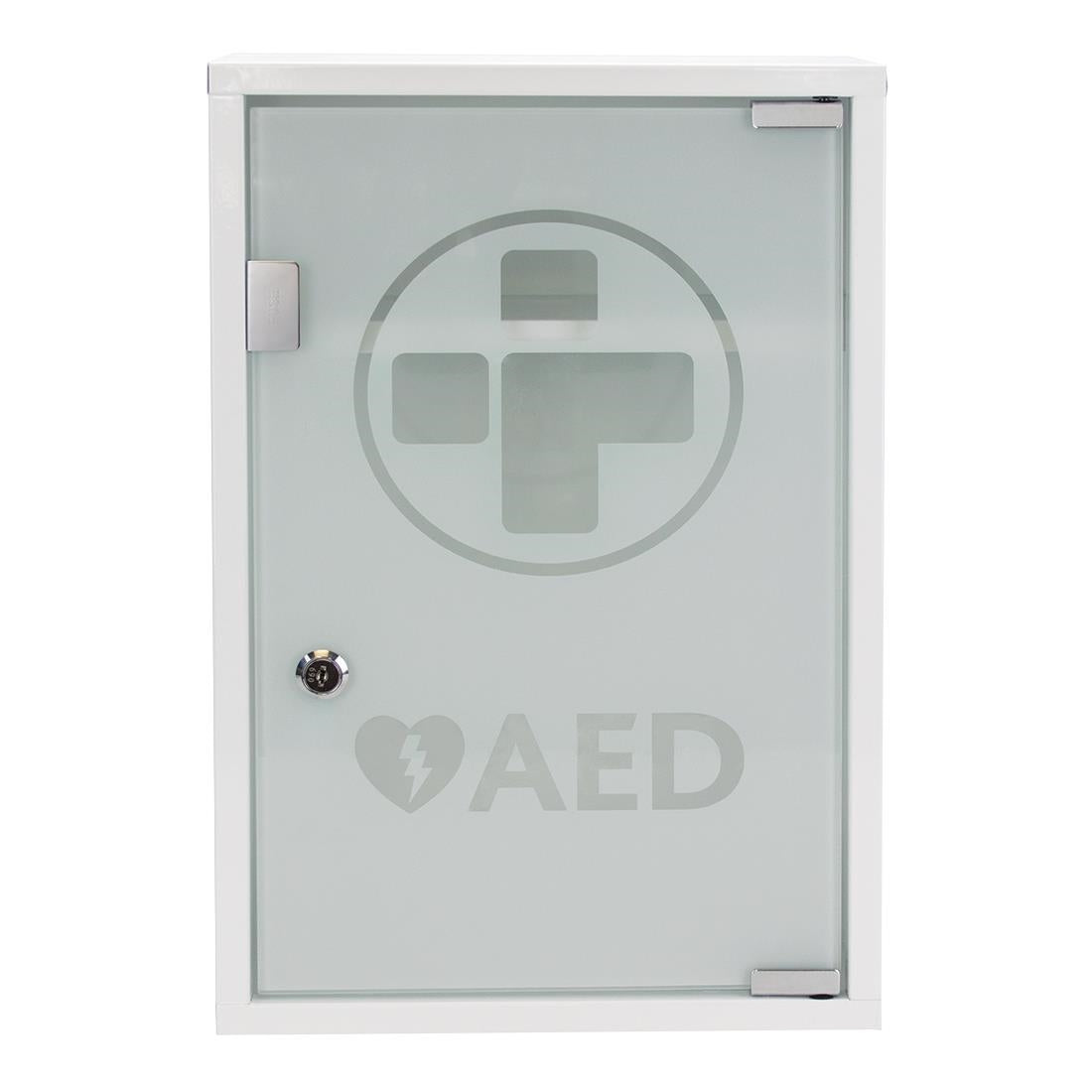 Automated External Defibrillator Alarmed Metal Cabinet