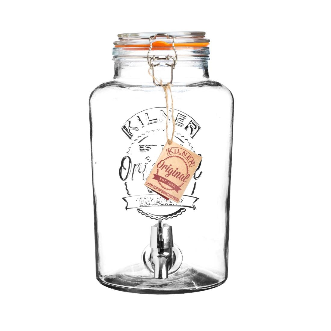 Kilner Clip Top Drinks Dispenser 5Ltr