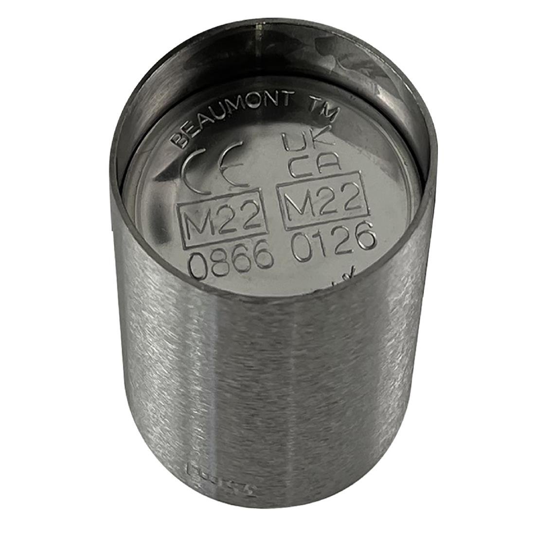 Beaumont Stainless Steel Thimble Measure 4cl
