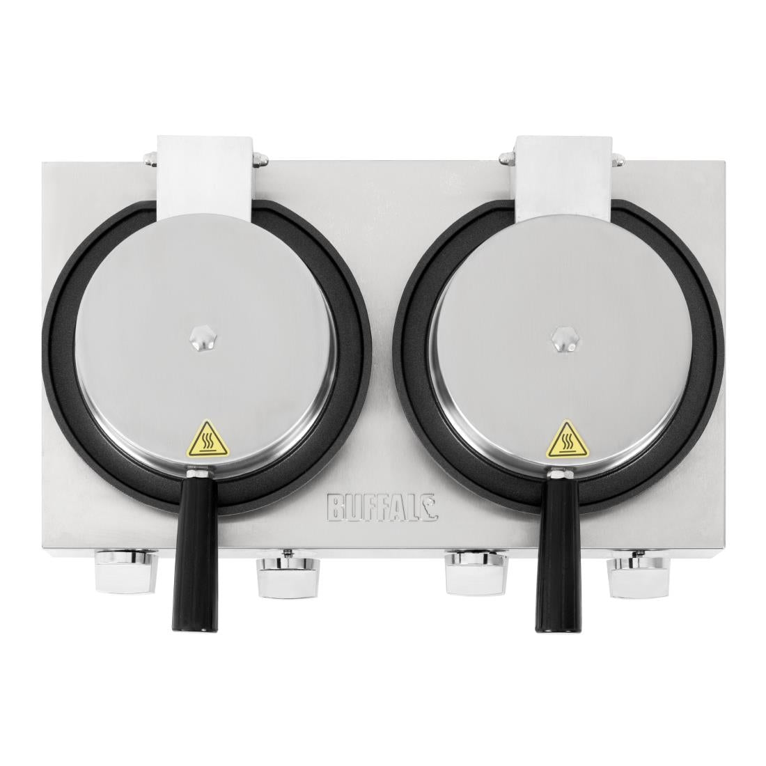 Buffalo Double Round Belgian Waffle Maker