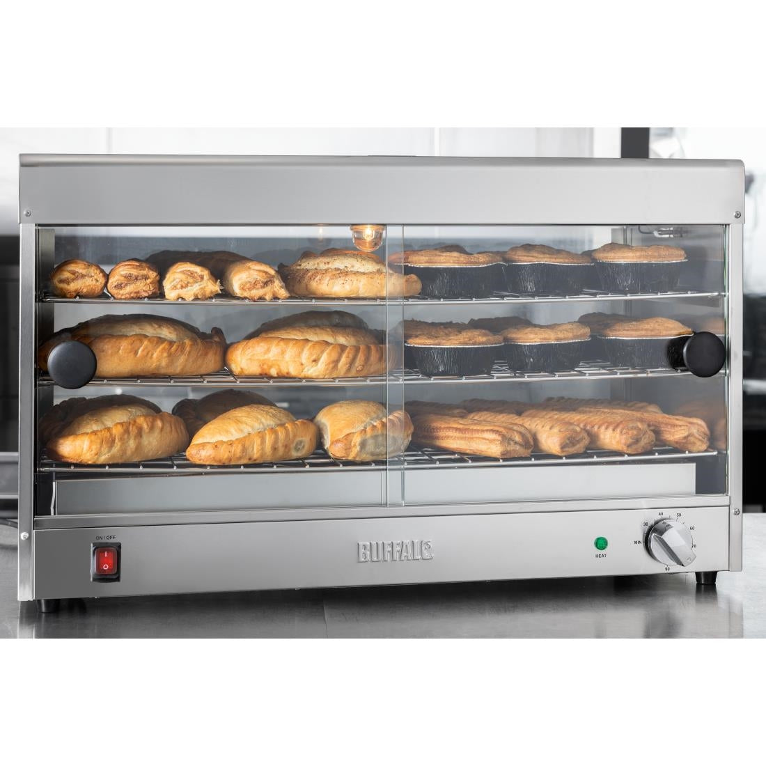 Buffalo Economy Pie Cabinet 60 Pie Capacity