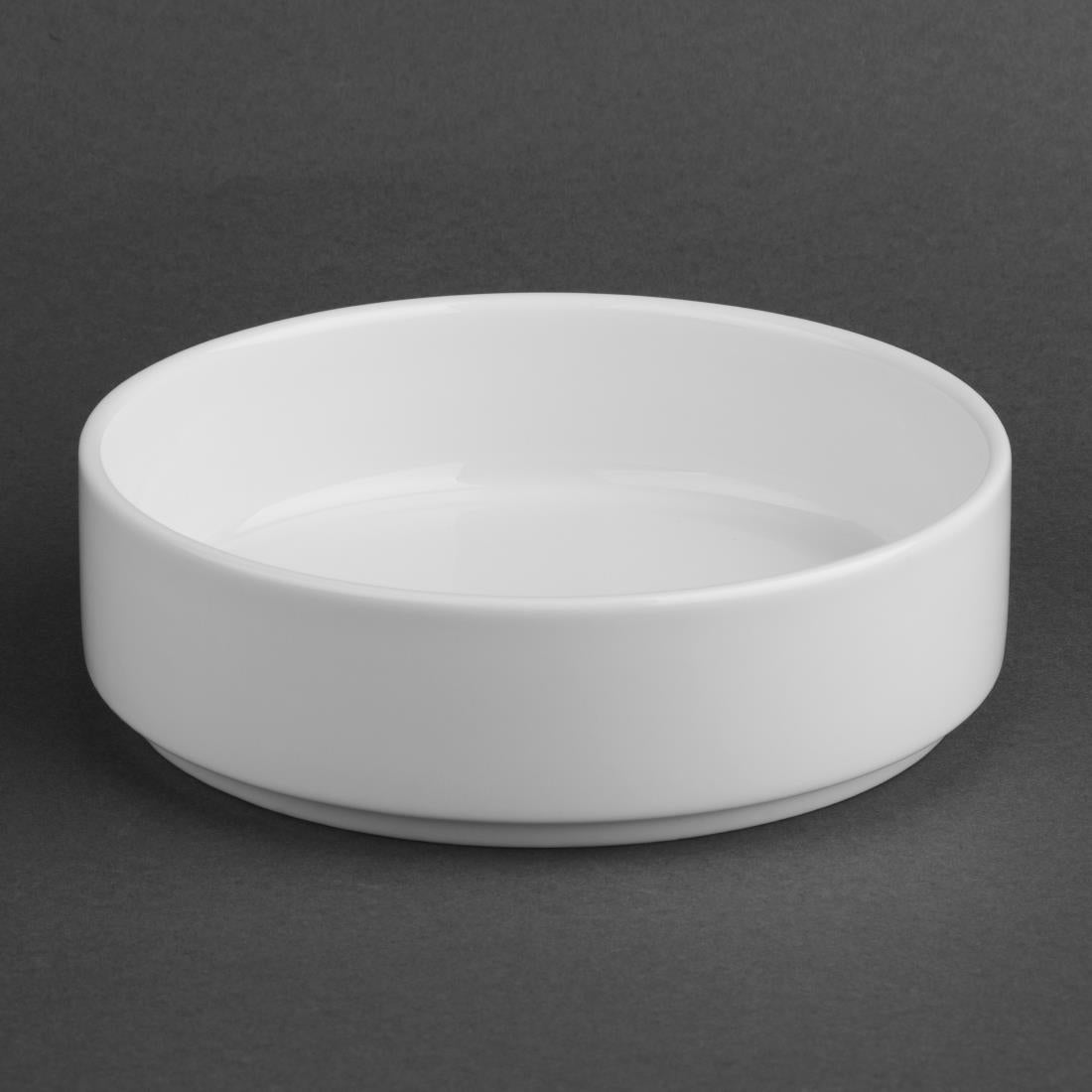 Olympia Whiteware Stacking Bowls 152mm (6 Pack)