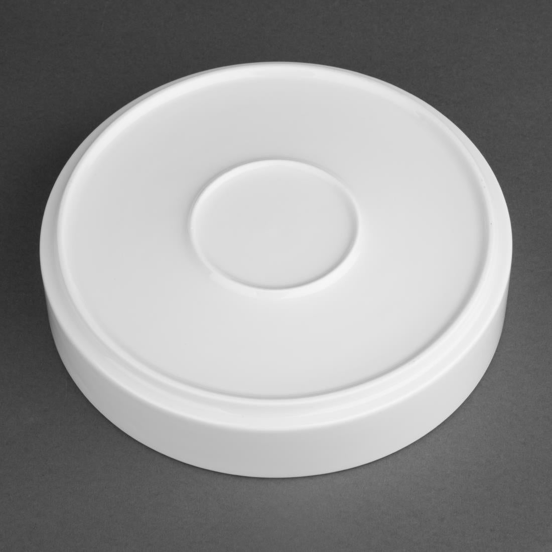 Olympia Whiteware Stacking Bowls 215mm (4 Pack)