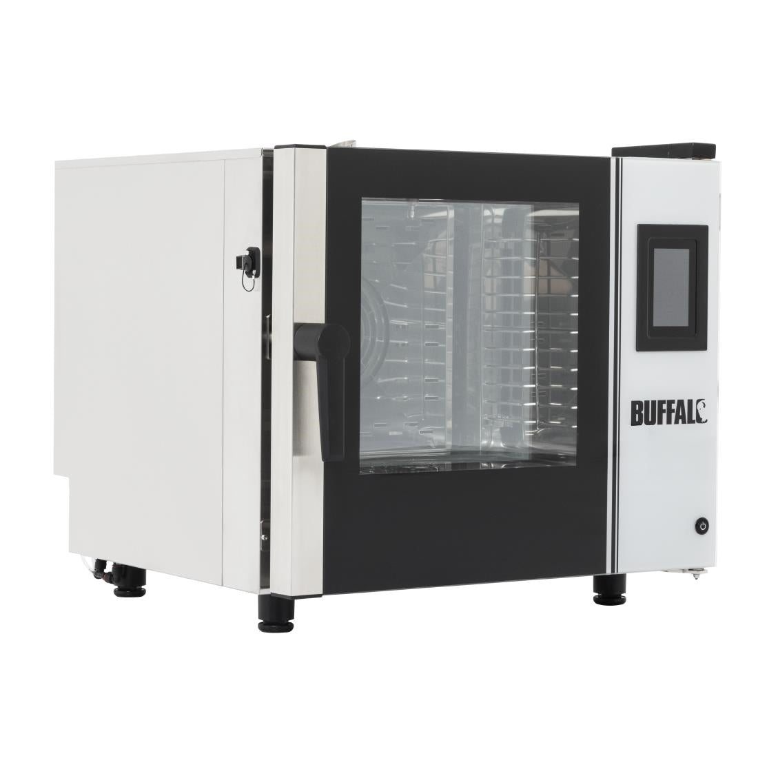 Buffalo Freestanding Smart Touchscreen Compact Combi Oven 6 x GN 1/1 with Installation Kit