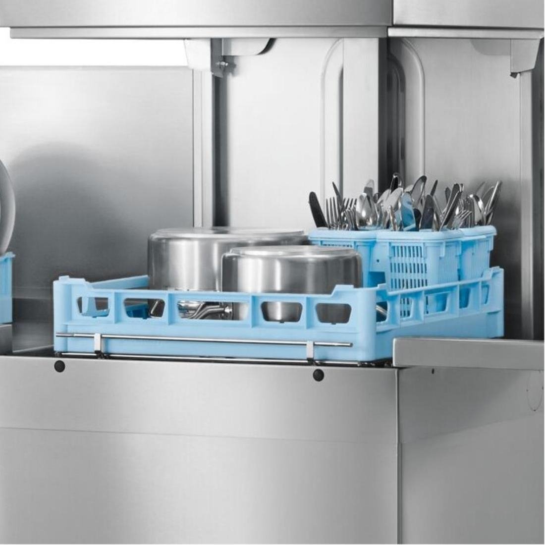 Hobart Premax Pass Through Dishwasher with Drain Heat Recovery and Integral Softener AUPRSW-10B