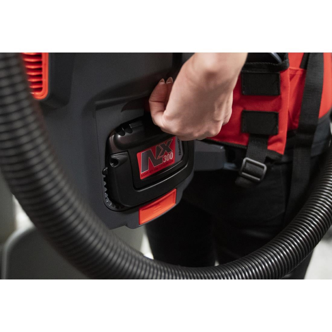 Numatic RSB150NX Cordless Backpack Vacuum Cleaner with 2x Batteries