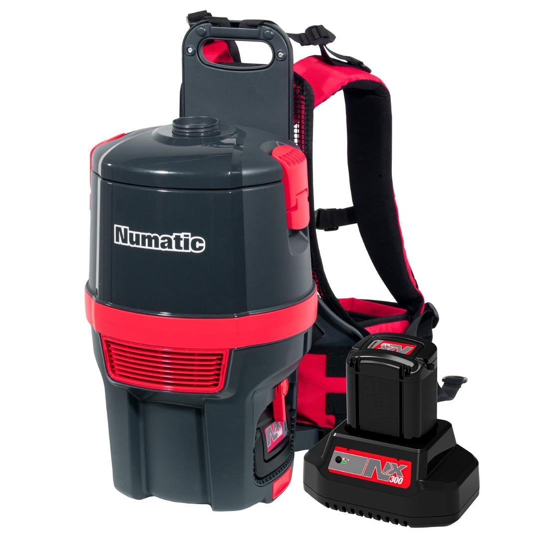 Numatic RSB150NX Cordless Backpack Vacuum Cleaner with 2x Batteries