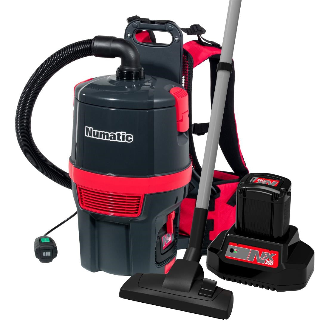 Numatic RSB150NX Cordless Backpack Vacuum Cleaner with 2x Batteries